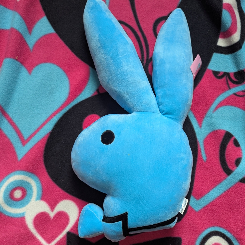 PLAYBOY Blue Bunny Plush Accessory - Picture 8 of 9